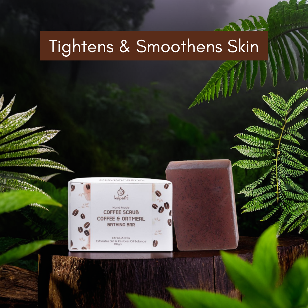Coffee Scrub Coffee & Oatmeal Bathing Bar