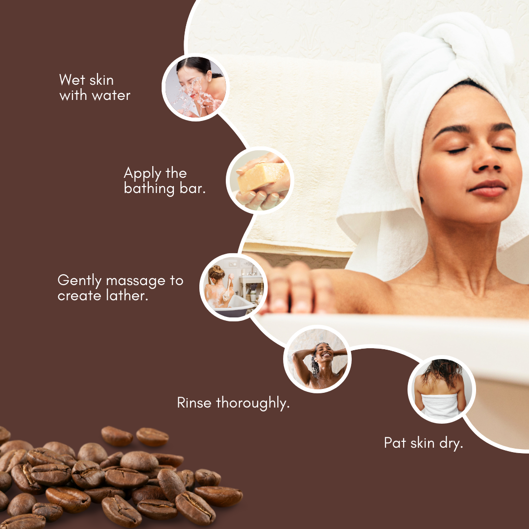 Coffee Scrub Coffee & Oatmeal Bathing Bar