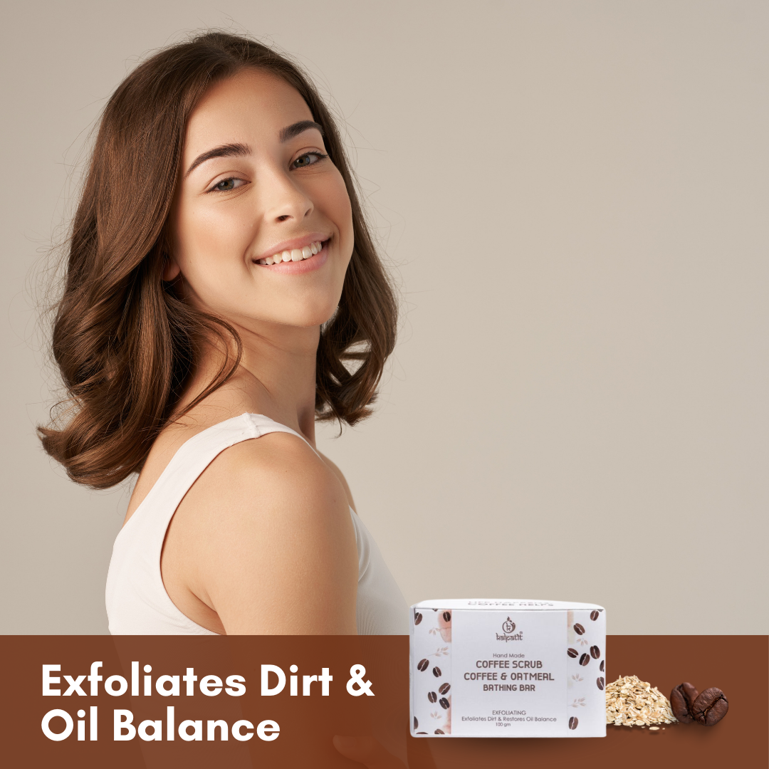 Coffee Scrub Coffee & Oatmeal Bathing Bar