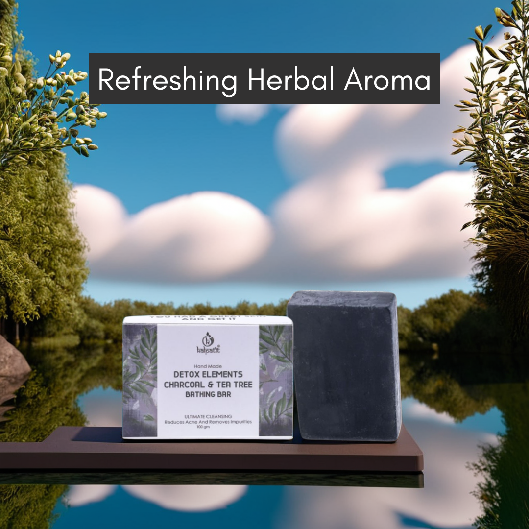 Detox Elements Charcoal & Tea Tree Bathing Bar
