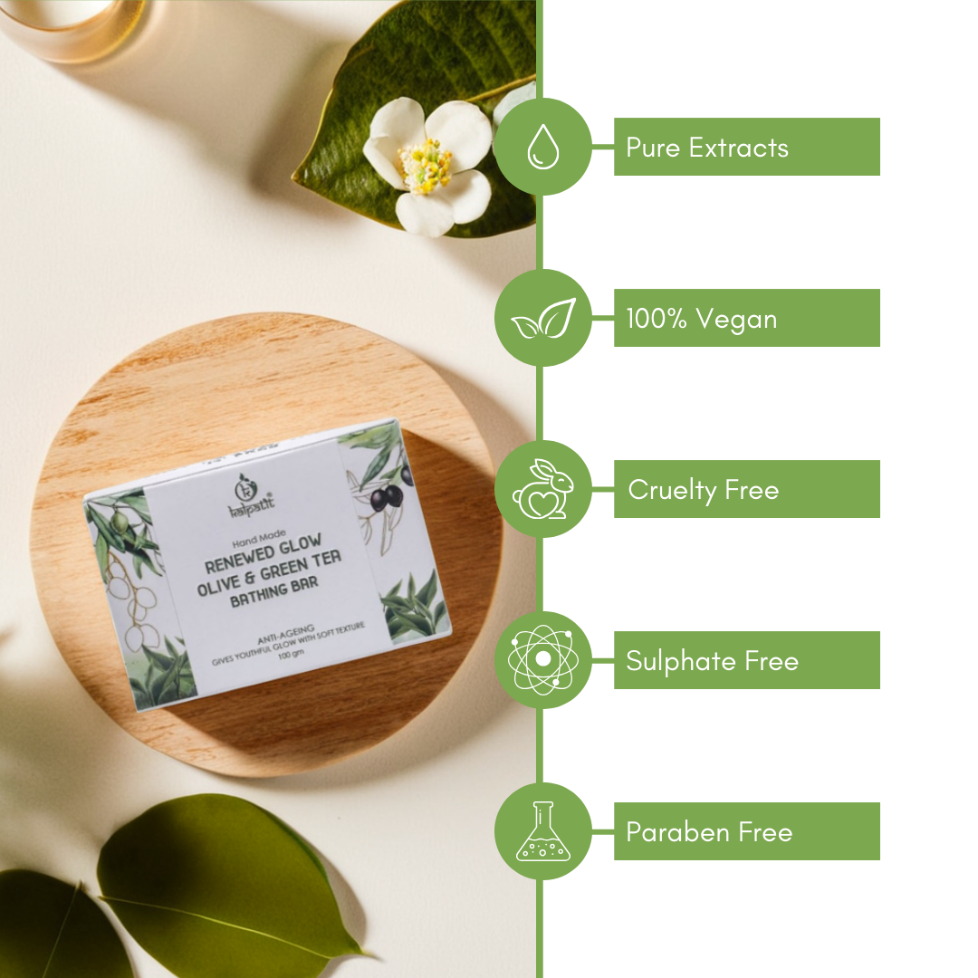 Renewed Glow Olive & Green Tea Bathing Bar