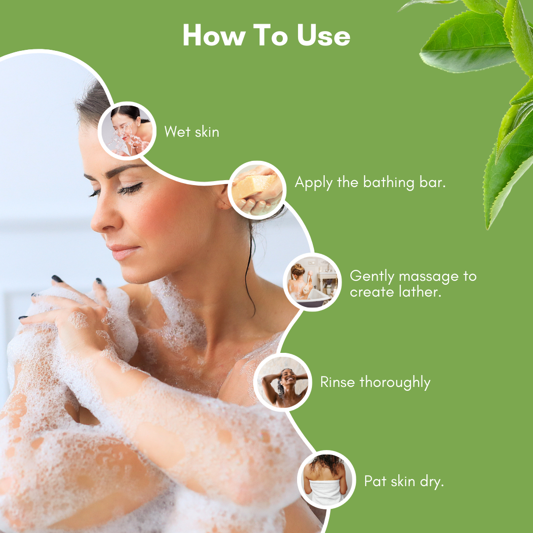 Renewed Glow Olive & Green Tea Bathing Bar