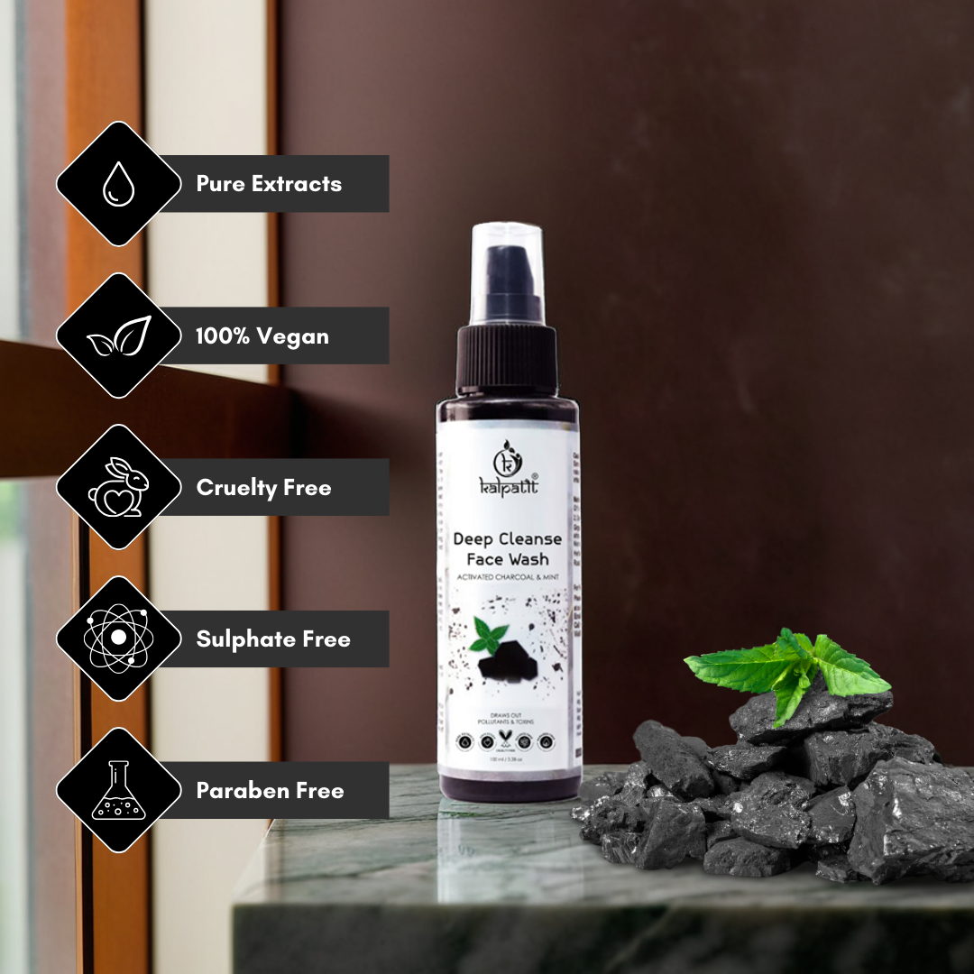 Deep Cleanse Face Wash Activated Charcoal & Mint