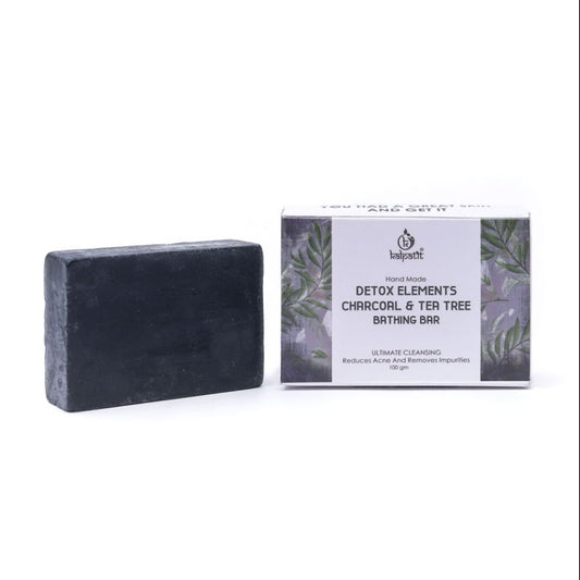 Detox Elements Charcoal & Tea Tree Bathing Bar