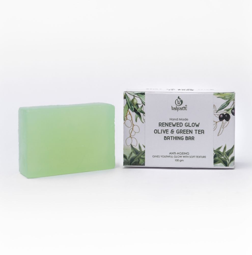 Renewed Glow Olive & Green Tea Bathing Bar