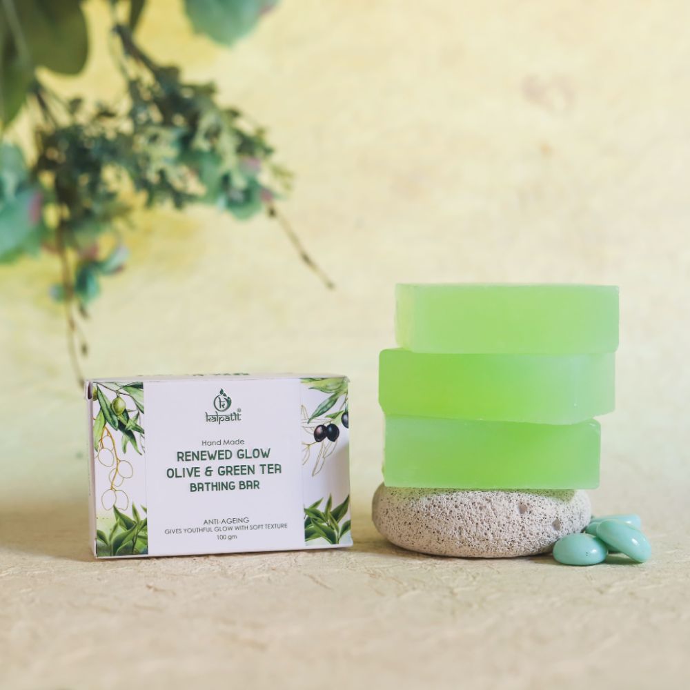 Renewed Glow Olive & Green Tea Bathing Bar